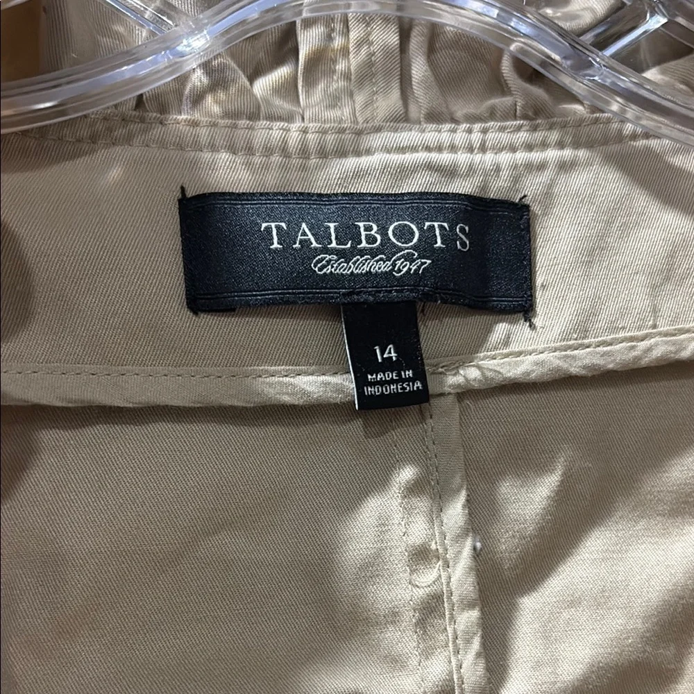 Talbots Tan Blazer with Ruched Detailing - Picture 2 of 3